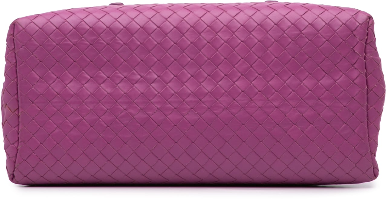 Bottega Veneta Medium Nappa Intrecciato Roma Tote Paars