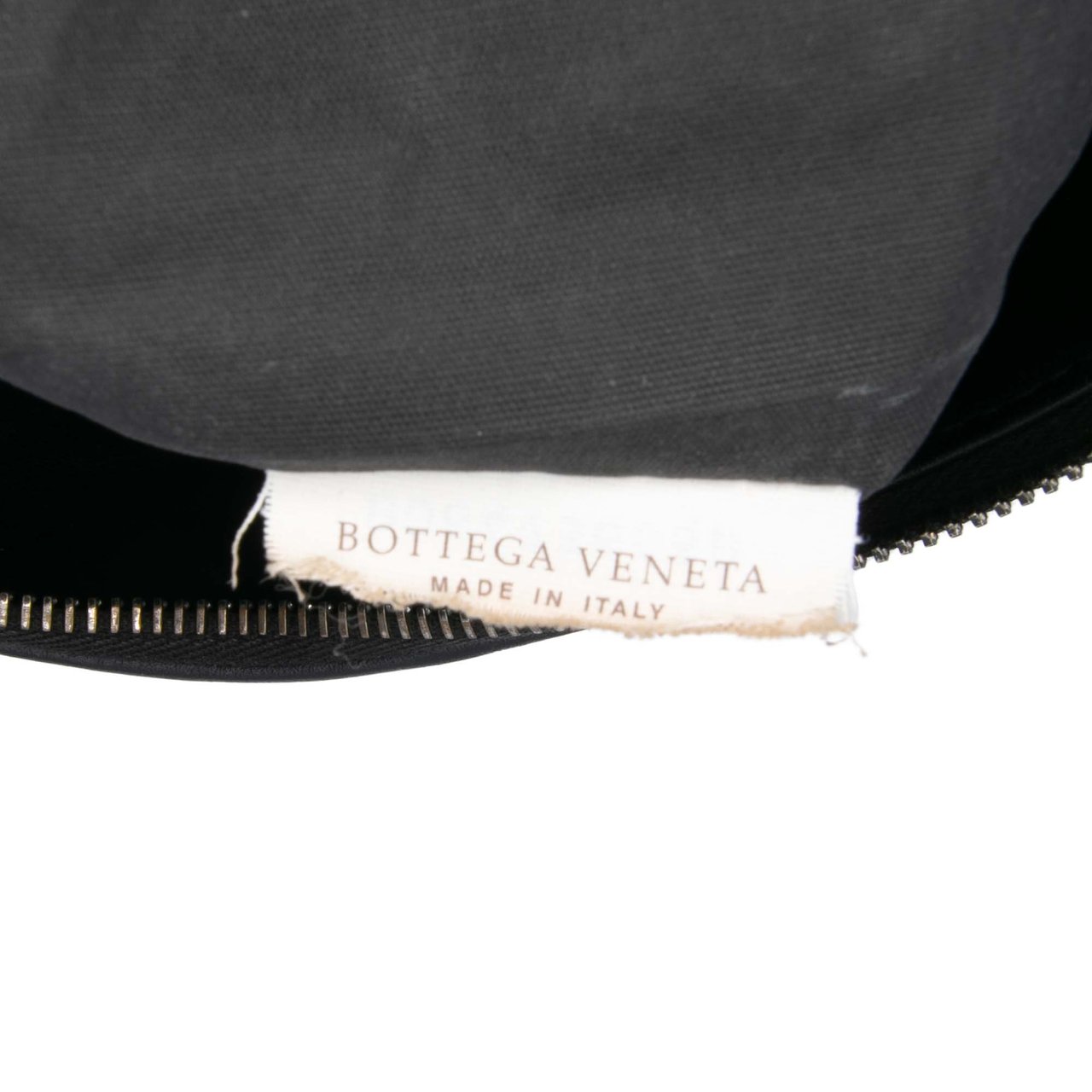 Bottega Veneta Leather Intrecciato Clutch Zwart