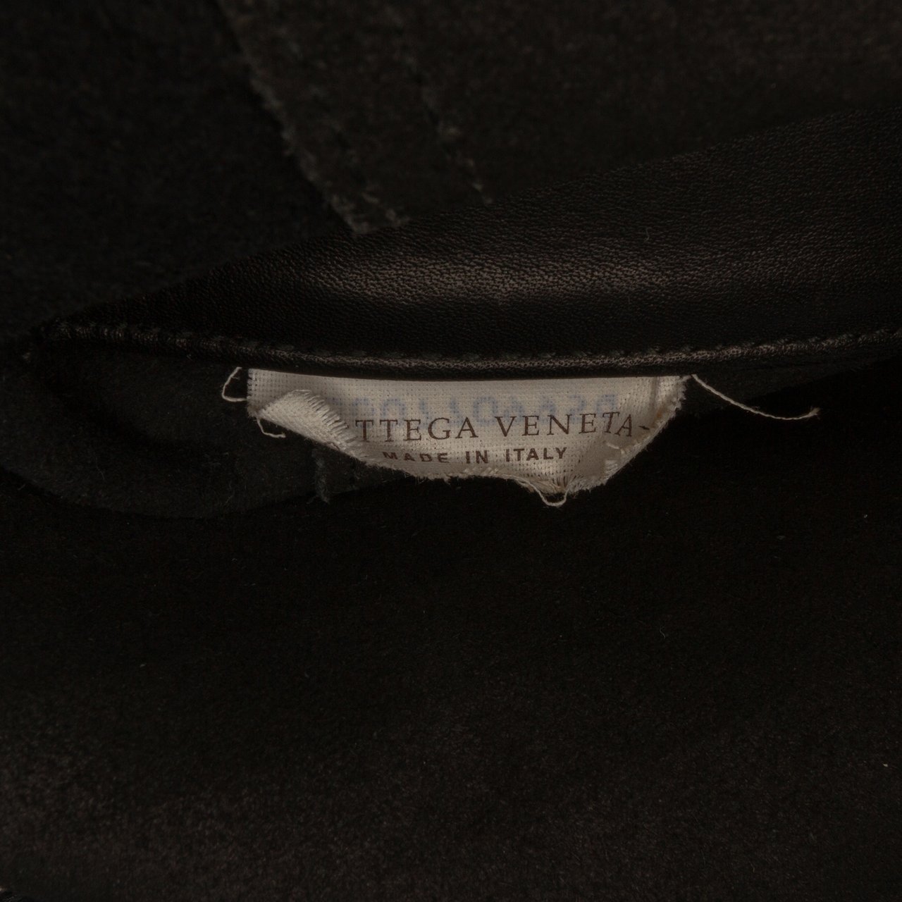 Bottega Veneta Leather Intrecciomirage Tote Zwart