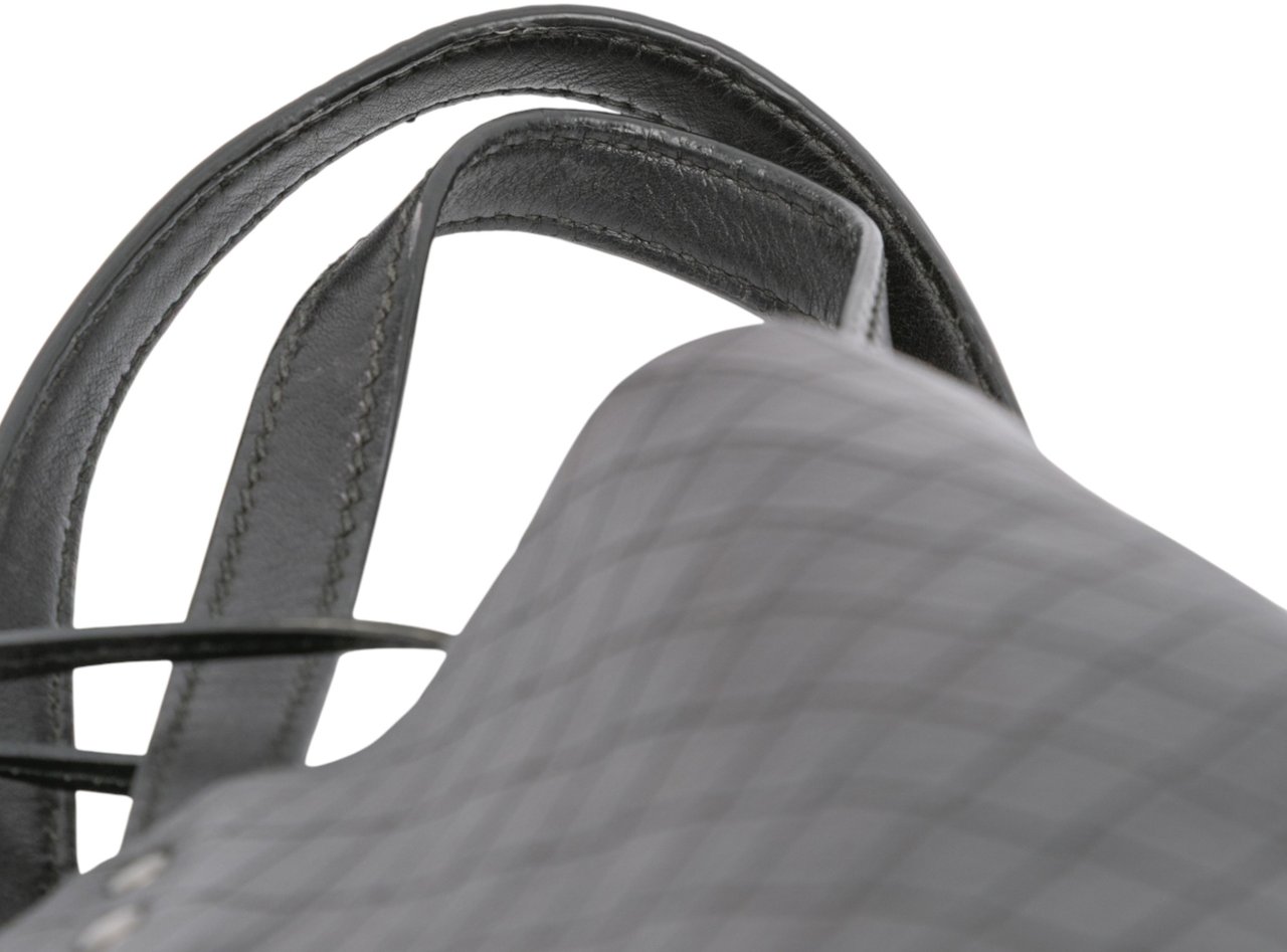 Bottega Veneta Leather Intrecciomirage Tote Zwart