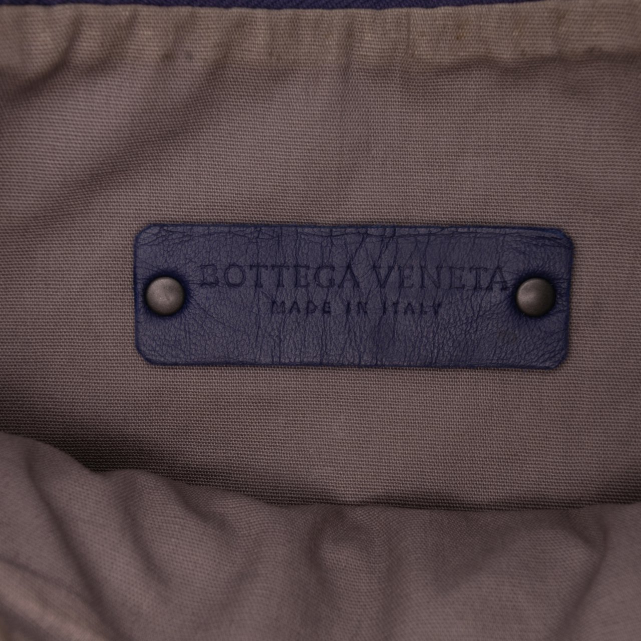 Bottega Veneta Nappa Intrecciato Crossbody Blauw