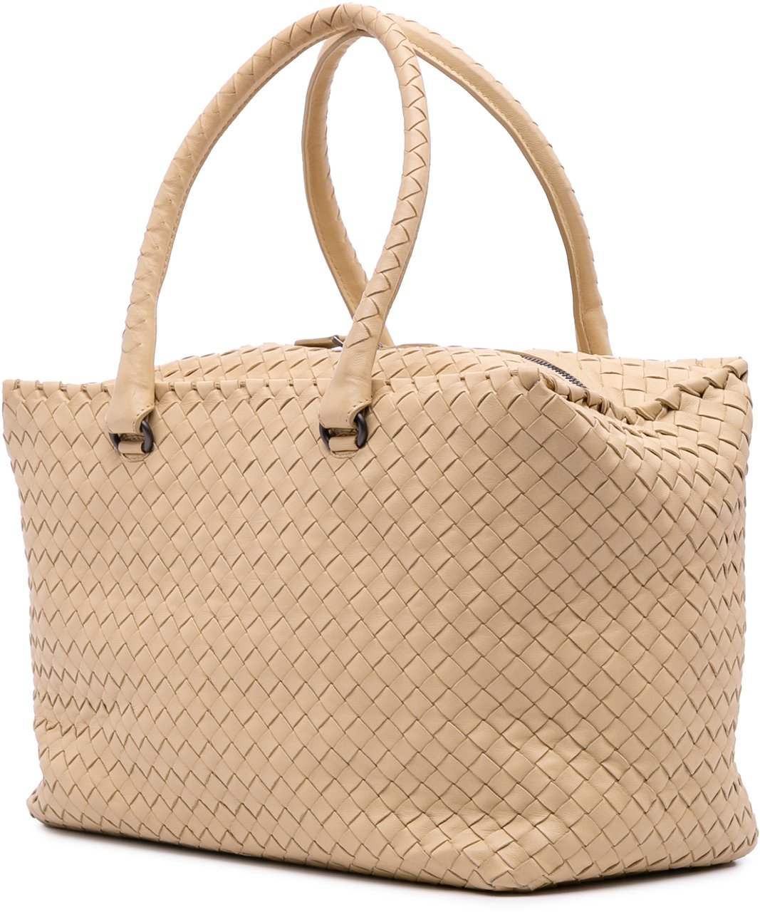 Bottega Veneta Nappa Intrecciato Brick Tote Bruin