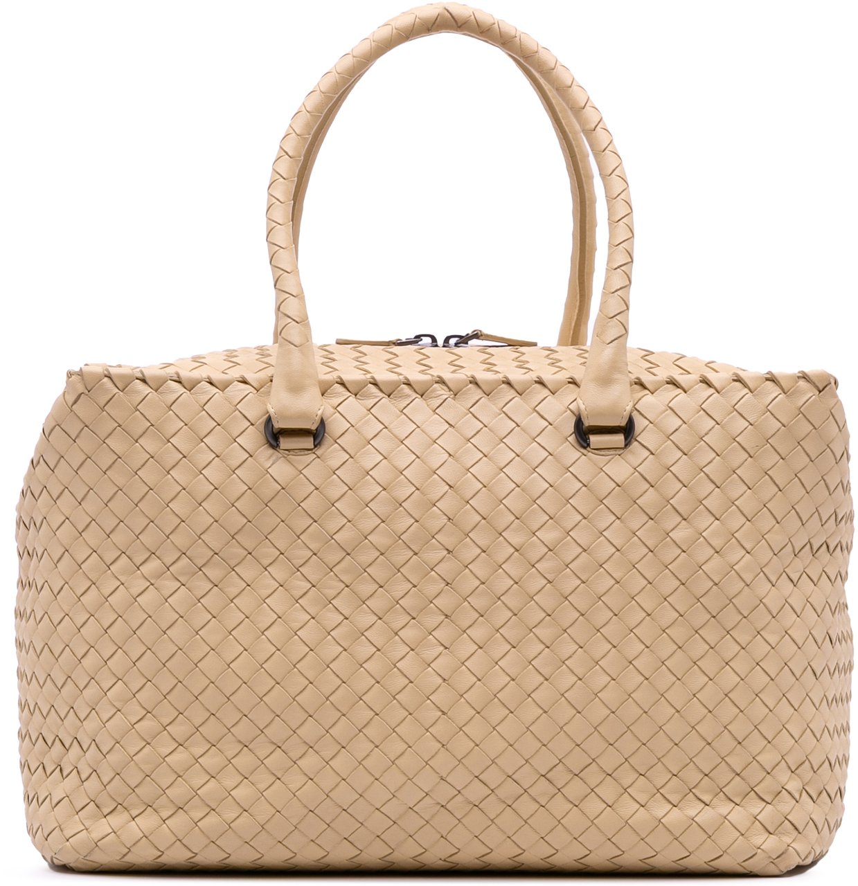 Bottega Veneta Nappa Intrecciato Brick Tote Bruin