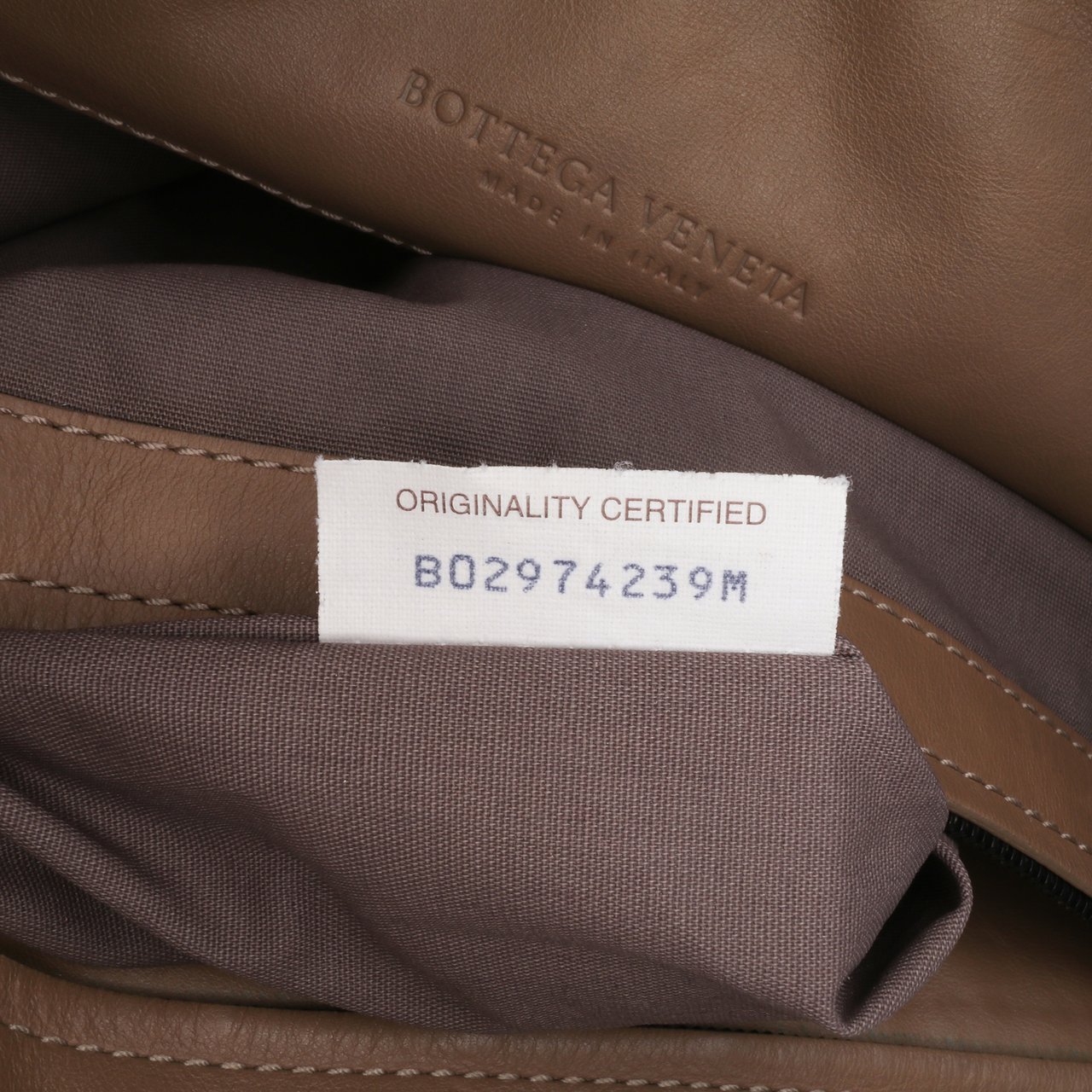 Bottega Veneta Intrecciomirage Trimmed Leather Crossbody Bruin