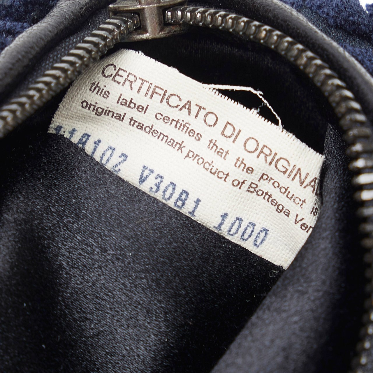 Bottega Veneta Multi-Pouch Butterfly Velvet Crossbody Blauw