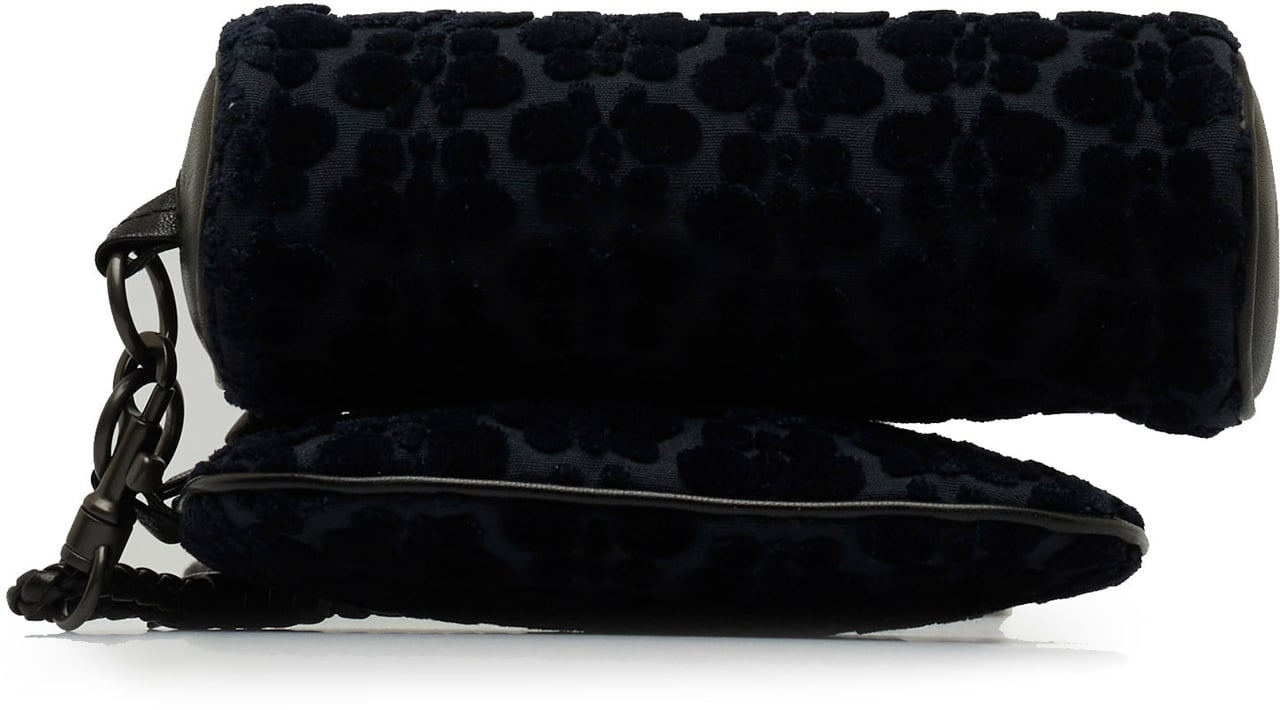 Bottega Veneta Multi-Pouch Butterfly Velvet Crossbody Blauw