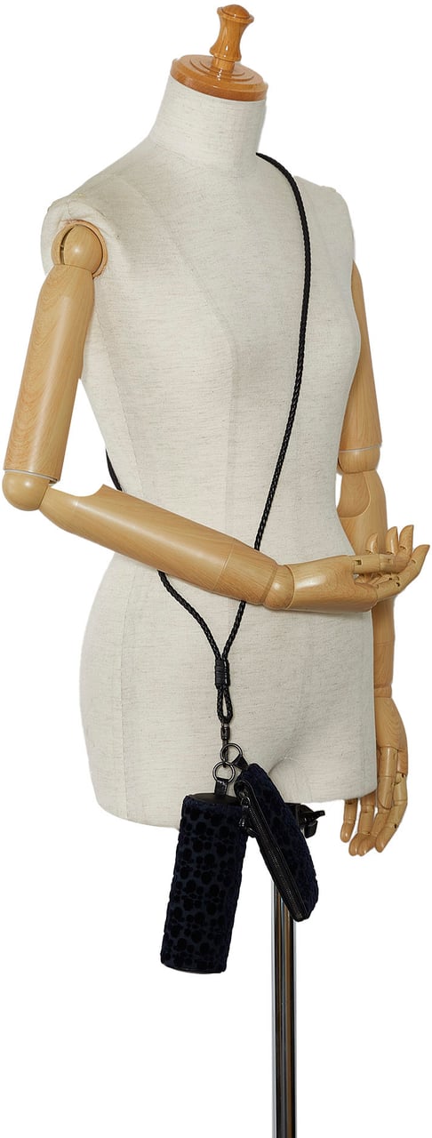 Bottega Veneta Multi-Pouch Butterfly Velvet Crossbody Blauw