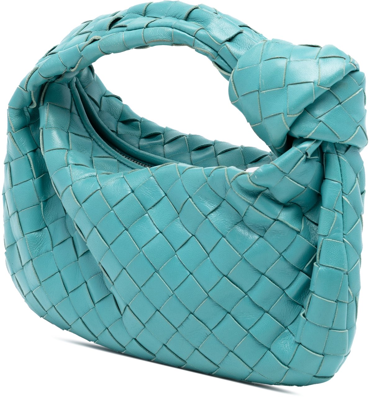 Bottega Veneta Mini Nappa Intrecciato Jodie Blauw