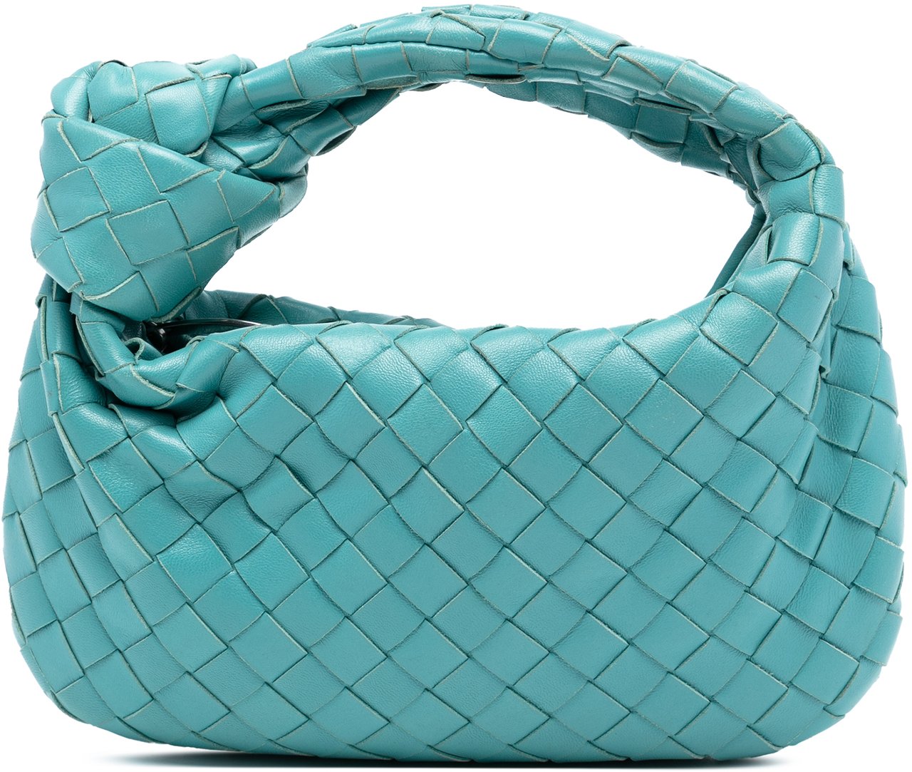 Bottega Veneta Mini Nappa Intrecciato Jodie Blauw