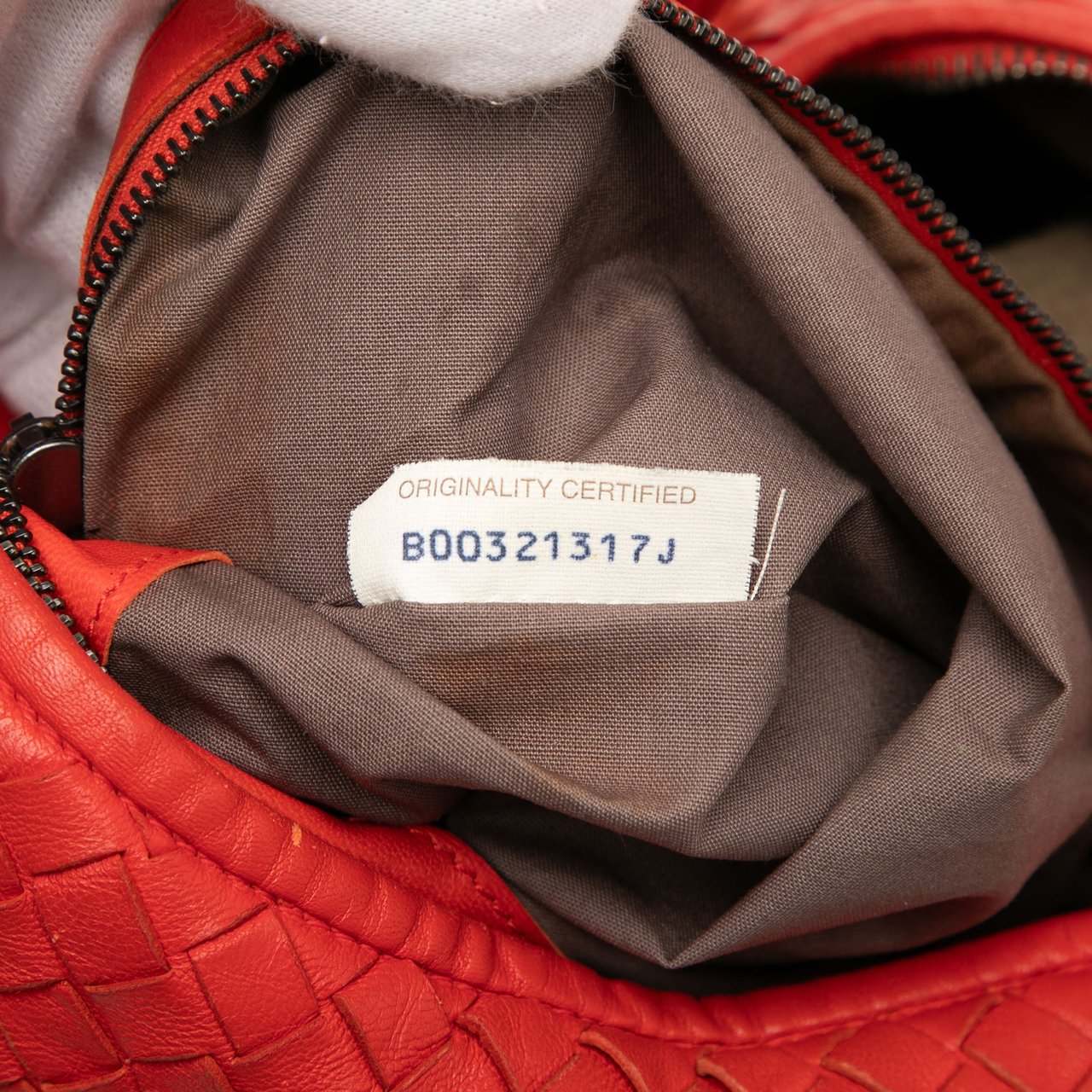 Bottega Veneta Large Nappa Intrecciato Belly Hobo Rood