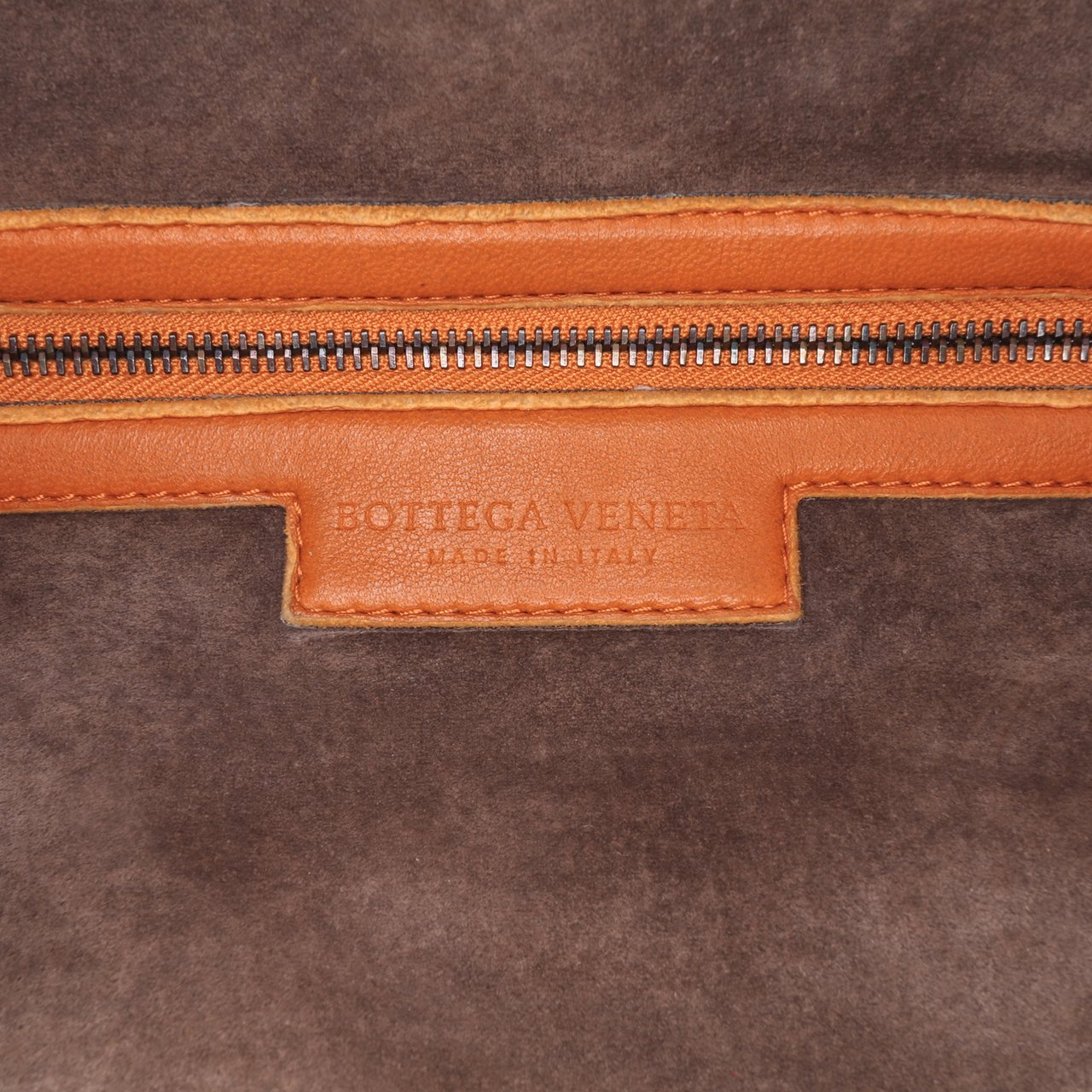 Bottega Veneta Nappa Intrecciato Montaigne Shoulder Bag Oranje