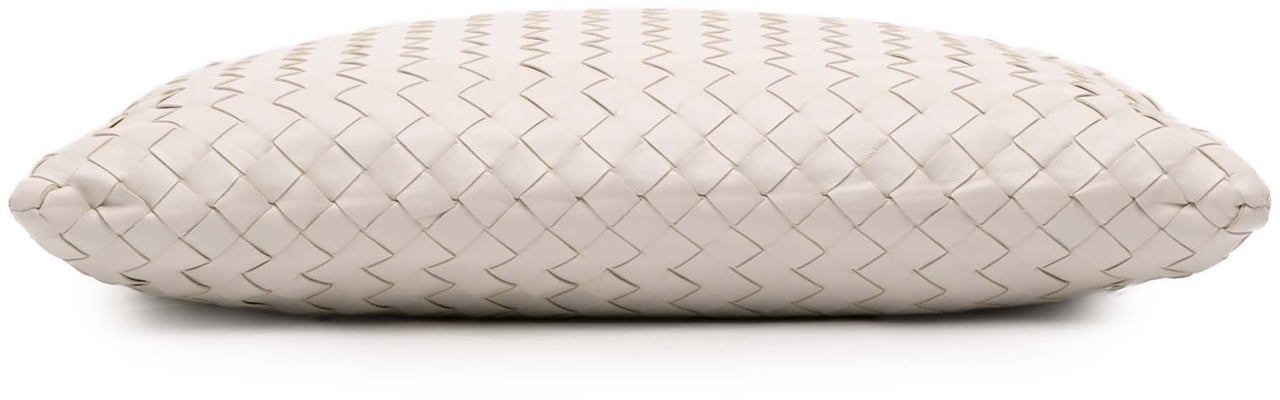 Bottega Veneta Small Calfskin Intrecciato Hop Hobo Wit