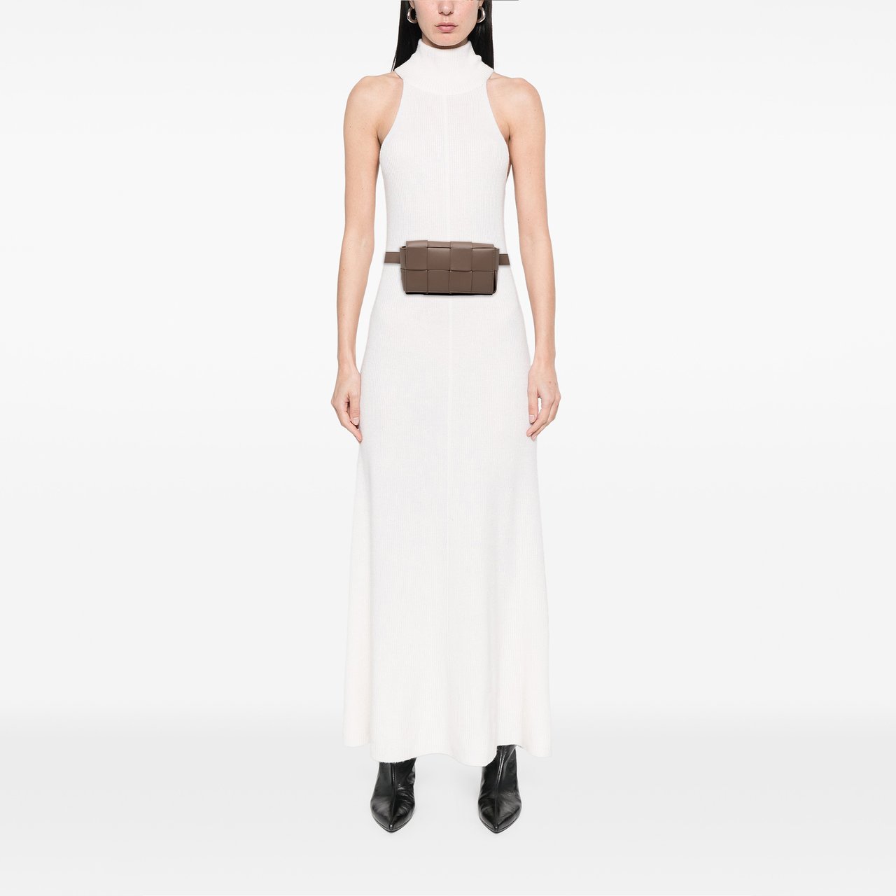 Bottega Veneta Mini Nappa Intrecciato Cassette Belt Bag Bruin