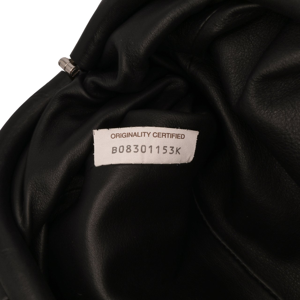 Bottega Veneta Lambskin The Mini Pouch Crossbody Zwart