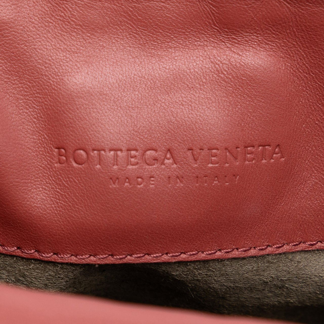 Bottega Veneta Nappa Intrecciato Flap Satchel Oranje