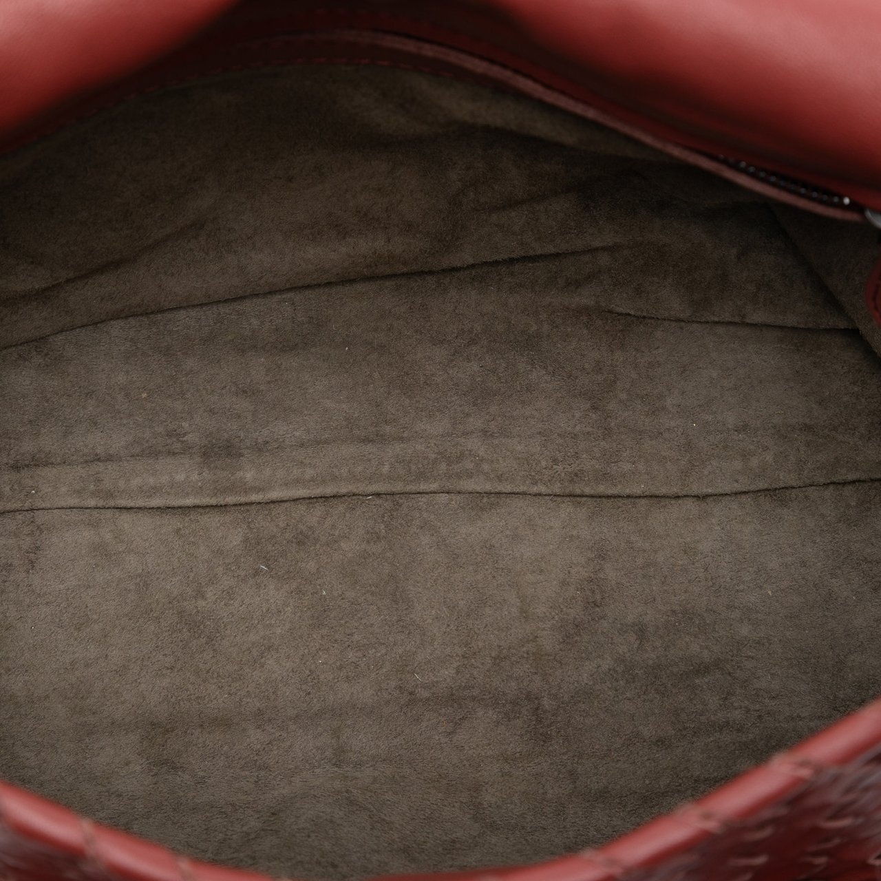 Bottega Veneta Nappa Intrecciato Flap Satchel Oranje