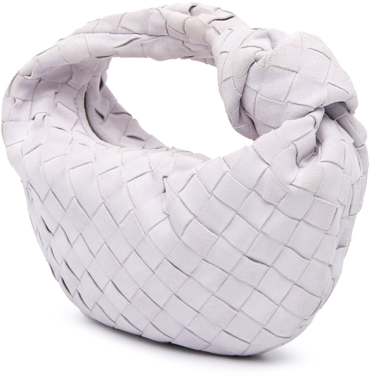 Bottega Veneta Mini Suede Intrecciato Jodie Paars