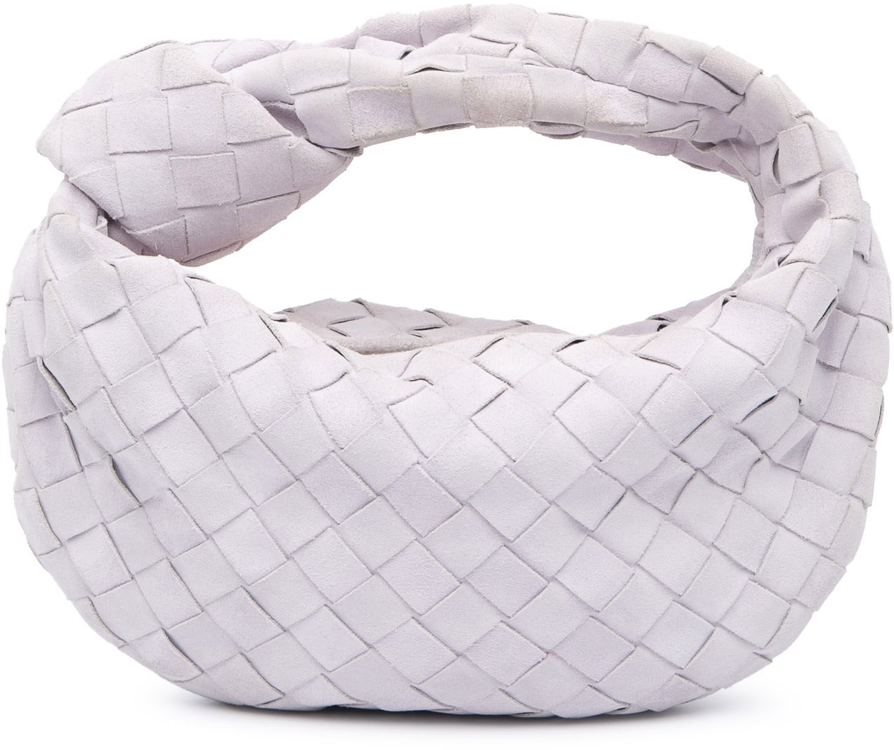 Bottega Veneta Mini Suede Intrecciato Jodie Paars
