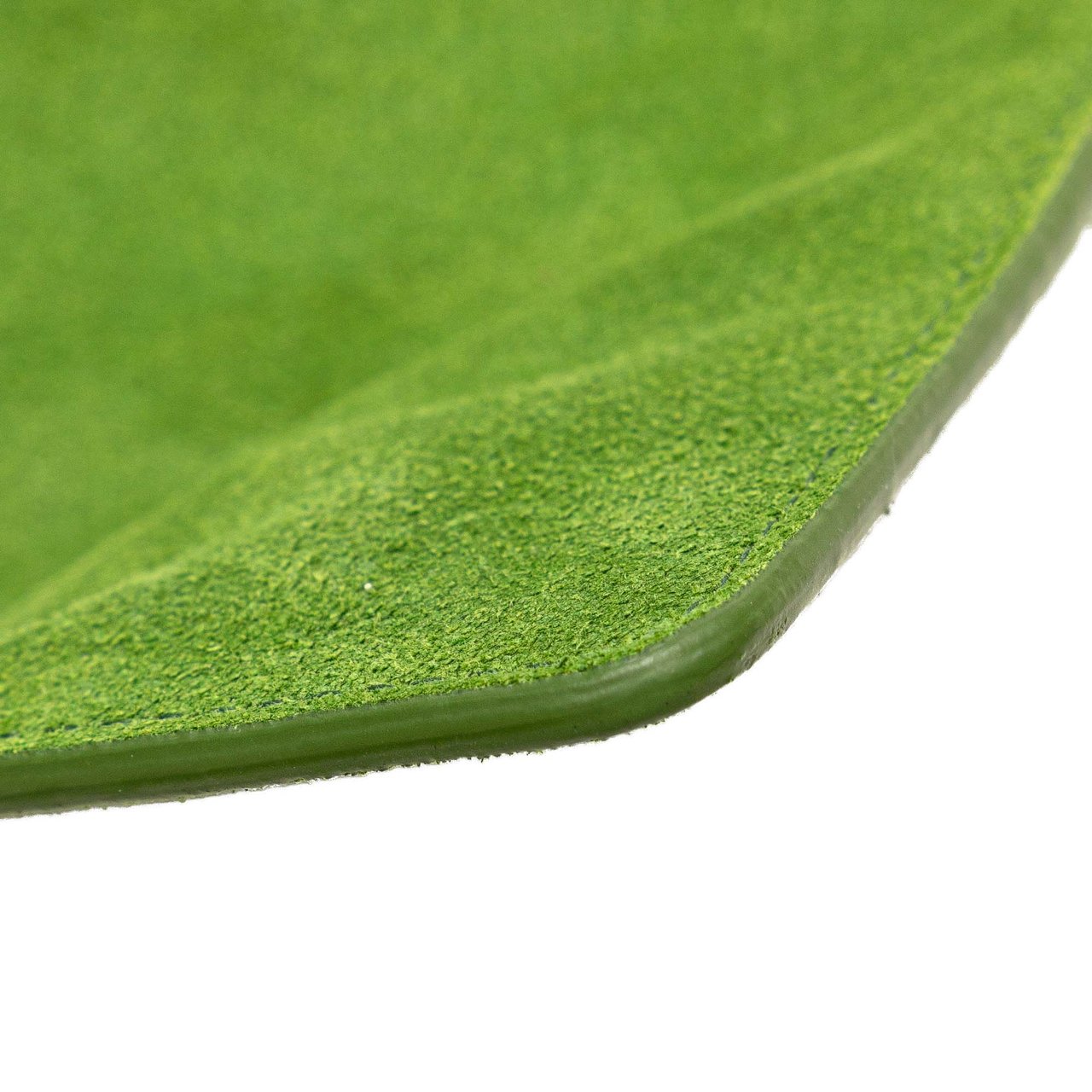 Bottega Veneta Suede Clutch Groen