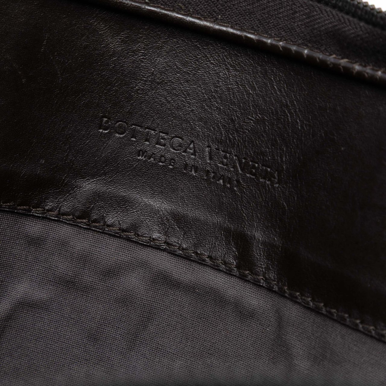 Bottega Veneta Nappa Intrecciato Business Bag Zwart