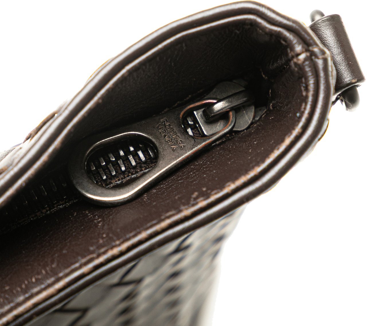 Bottega Veneta Nappa Intrecciato Crossbody Bruin