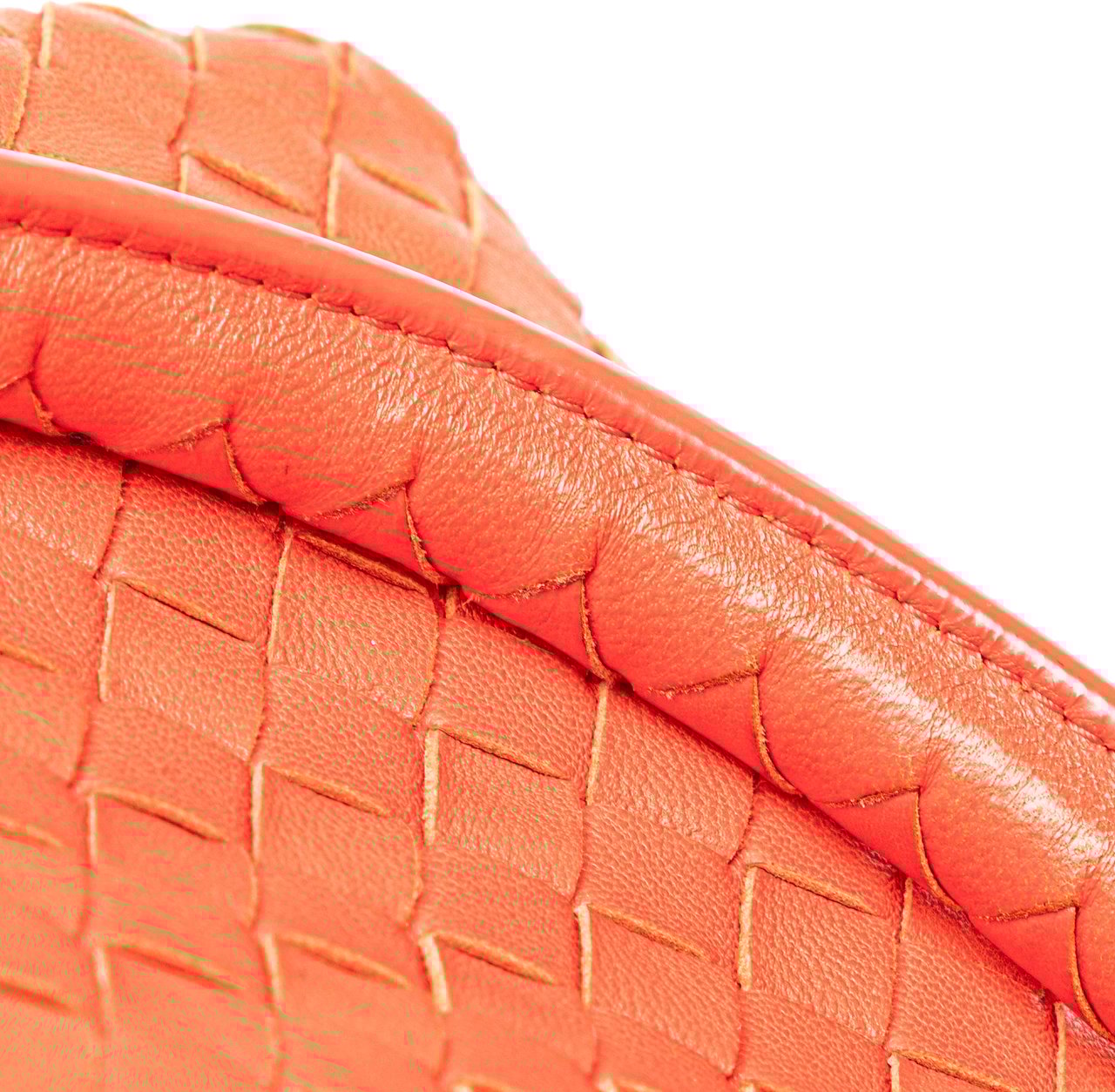 Bottega Veneta Nappa Intrecciato Parachute Tote Rood