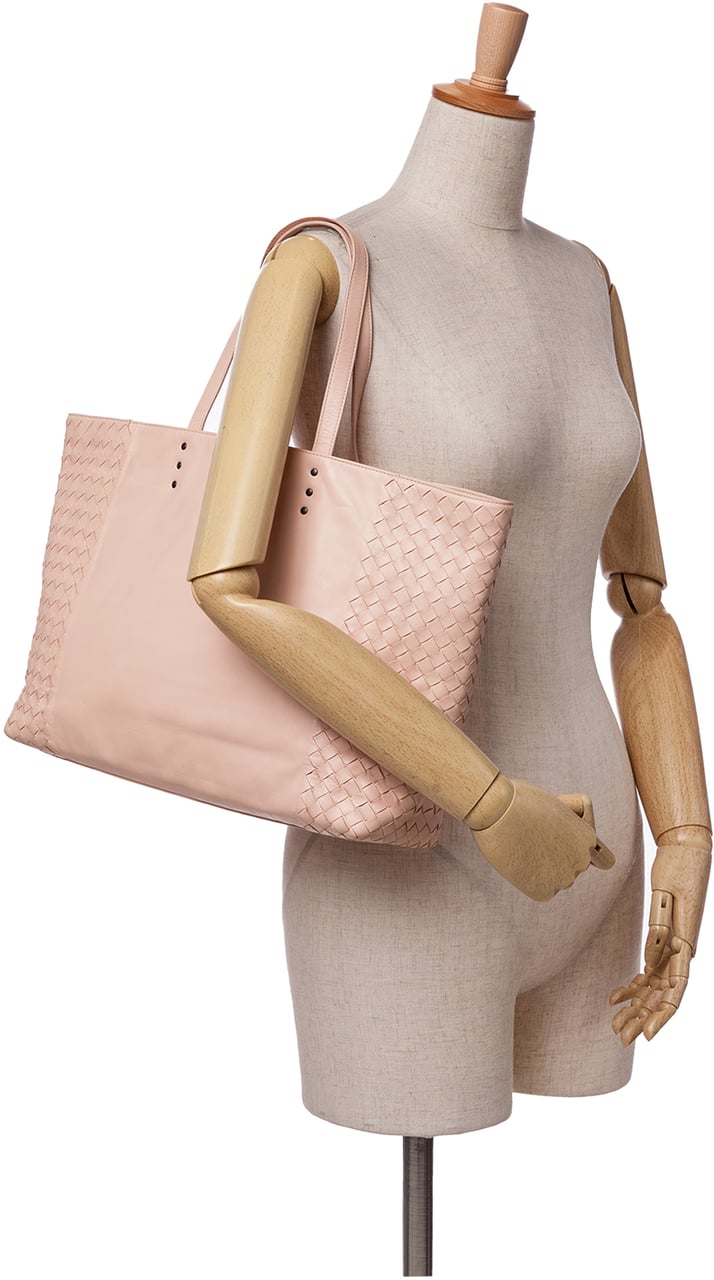 Bottega Veneta Intrecciato Tote Roze