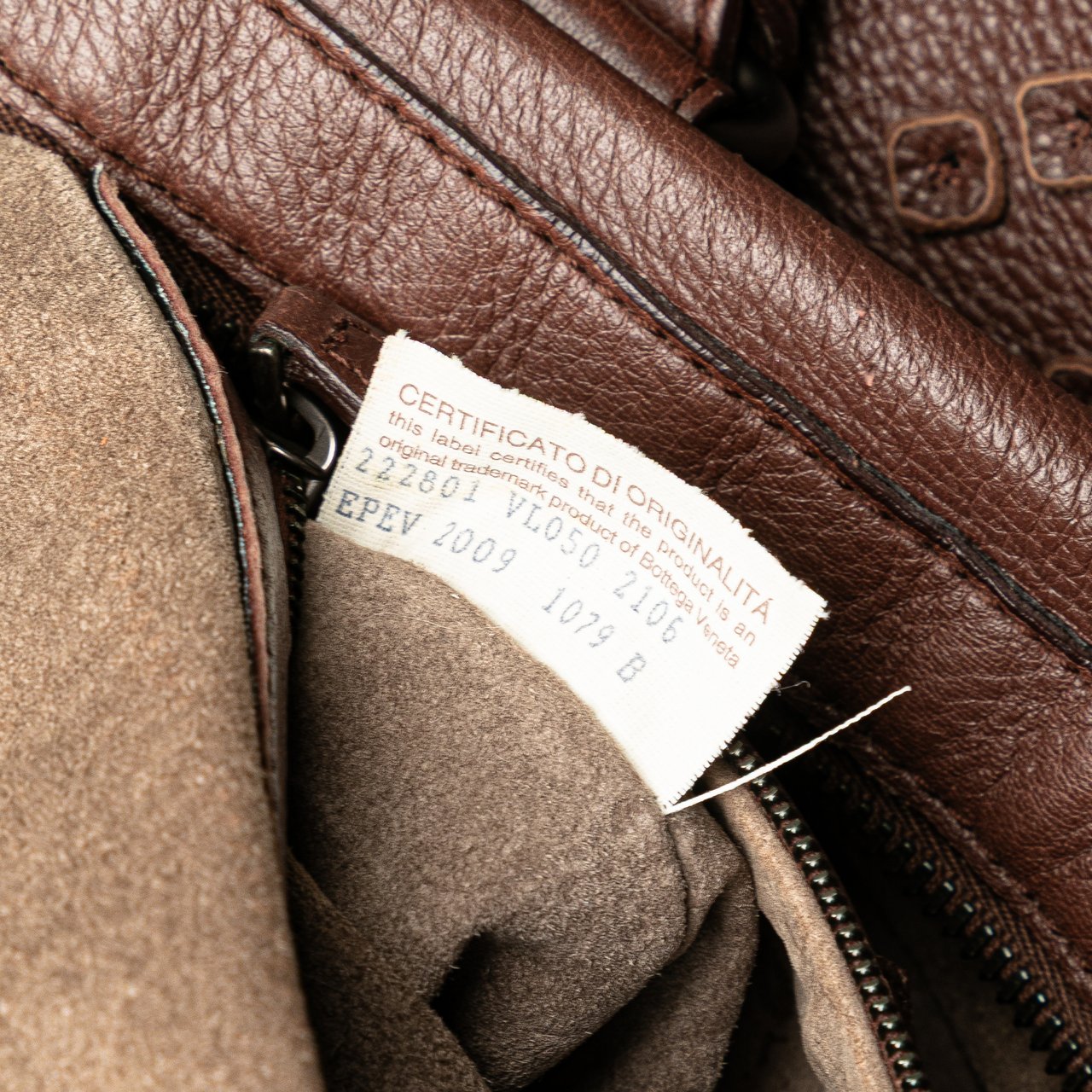 Bottega Veneta Cervo Patchwork Bowler Bag Bruin