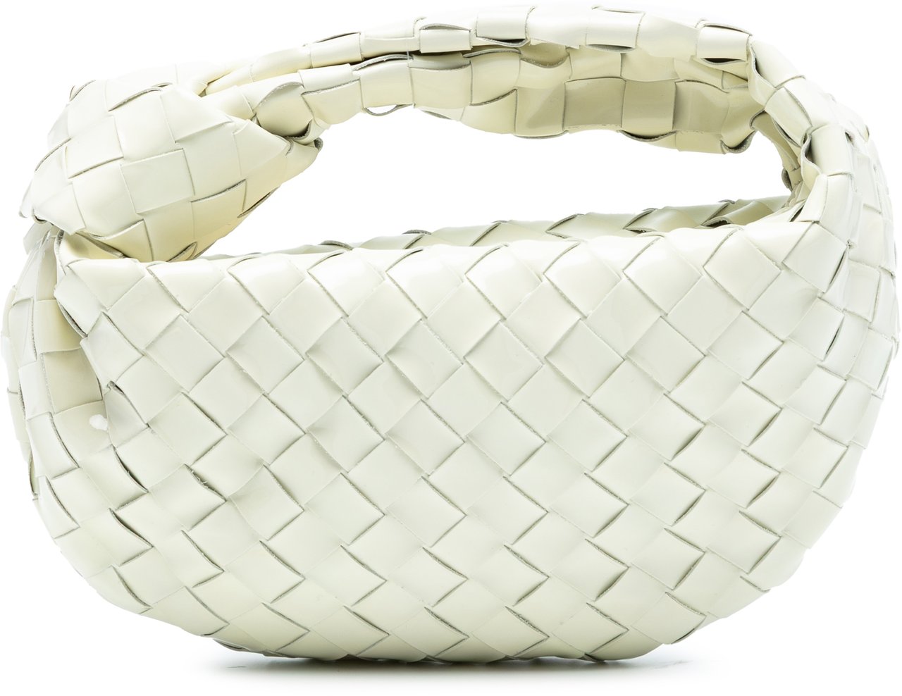 Bottega Veneta Mini Patent Intrecciato Jodie Wit