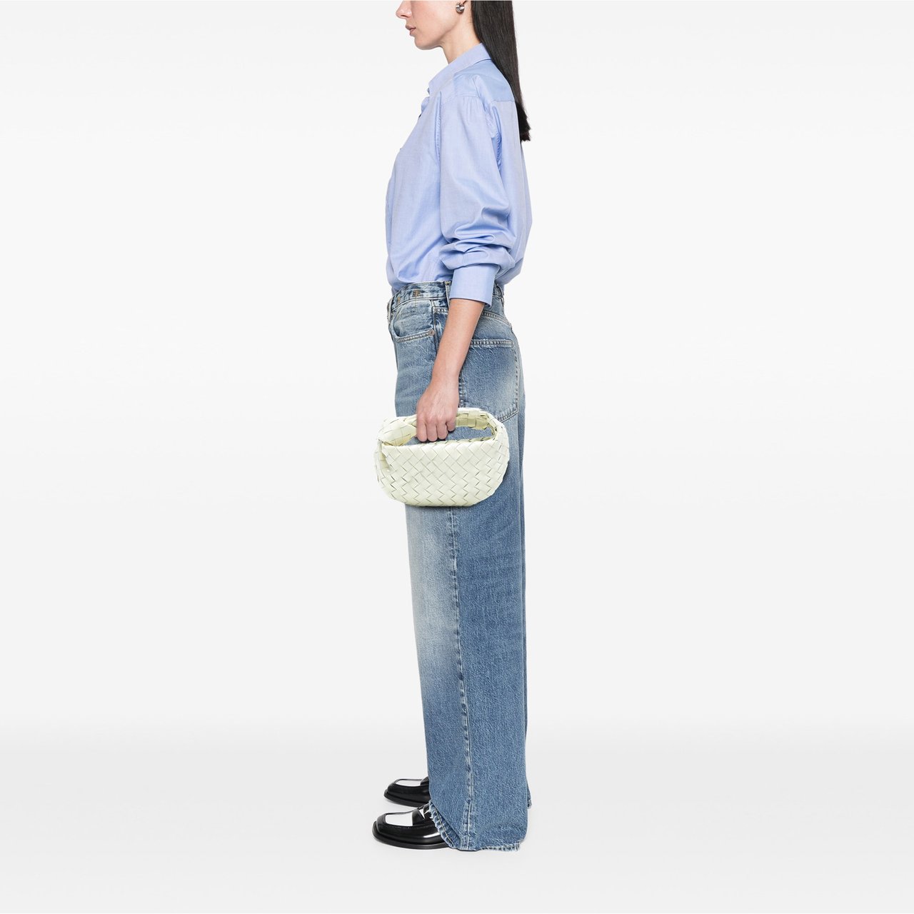 Bottega Veneta Mini Patent Intrecciato Jodie Wit