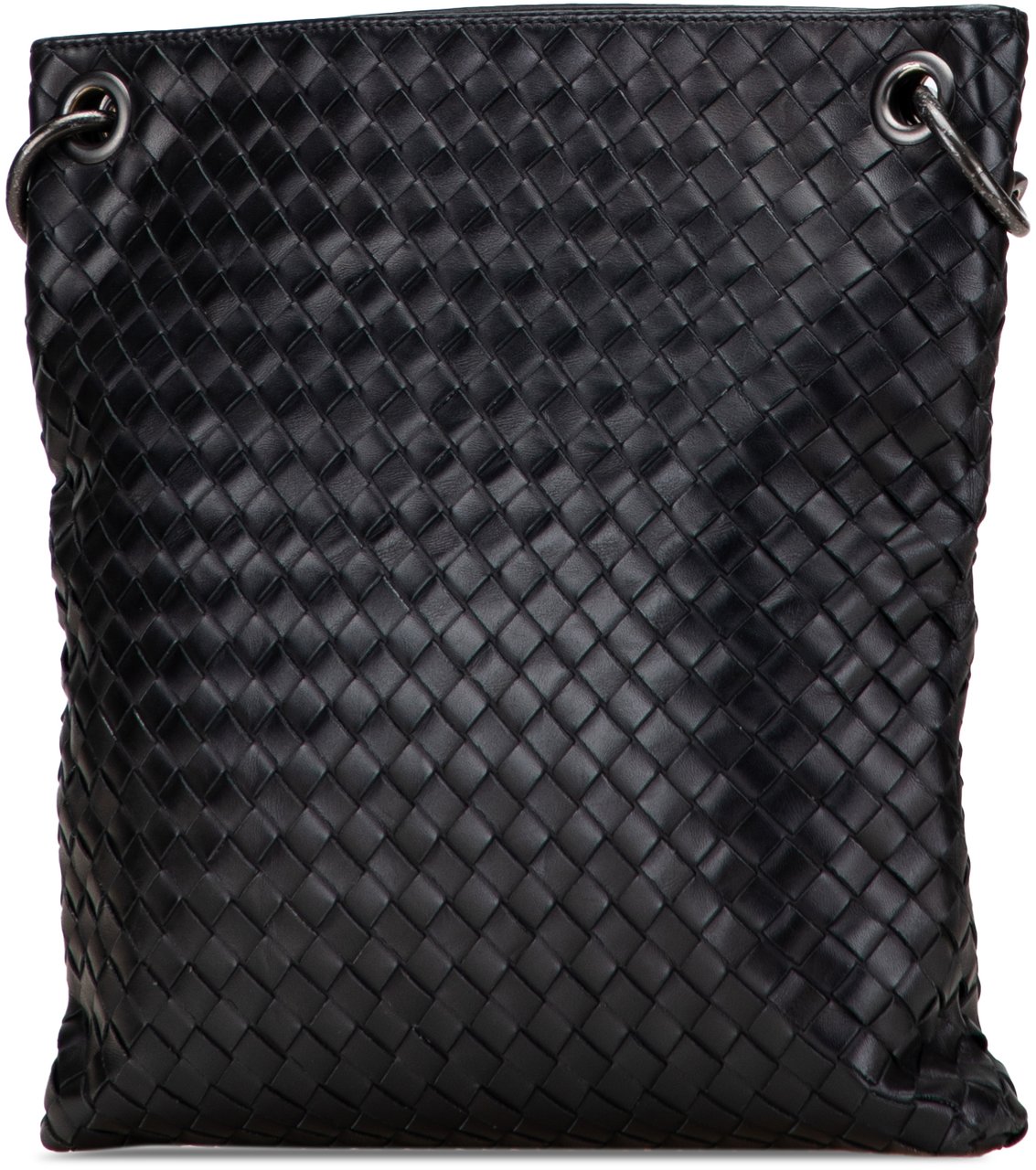 Bottega Veneta Nappa Intrecciato Crossbody Zwart