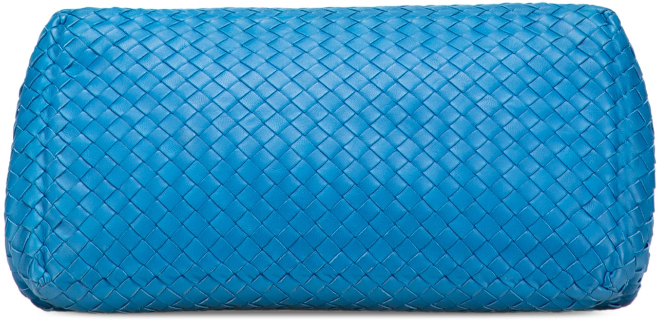 Bottega Veneta Medium Nappa Intrecciato Cesta Tote Blauw