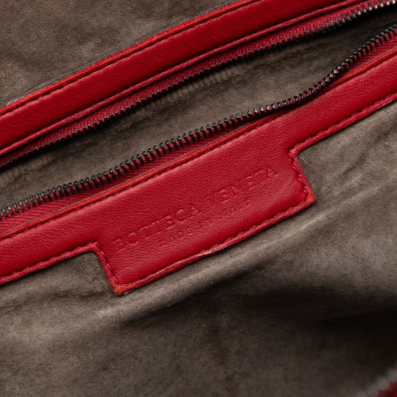 Bottega Veneta Large Nappa Intrecciato Nodini Crossbody Rood