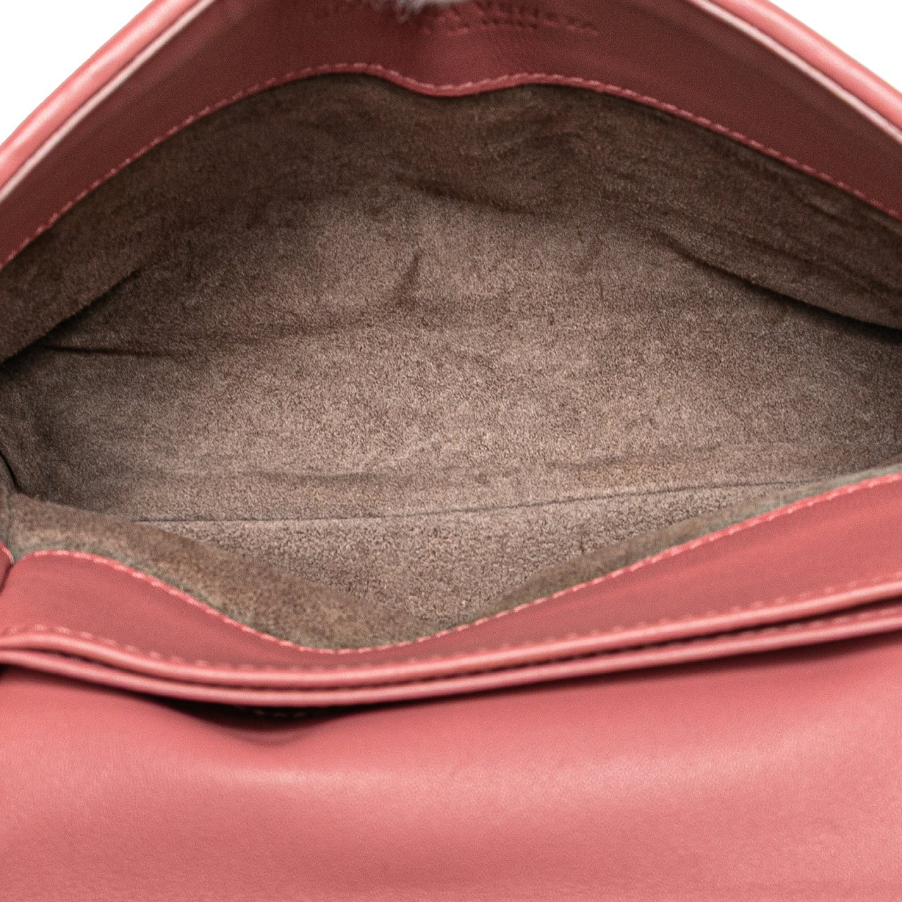 Bottega Veneta Baby Nappa Intrecciato Olimpia Crossbody Roze