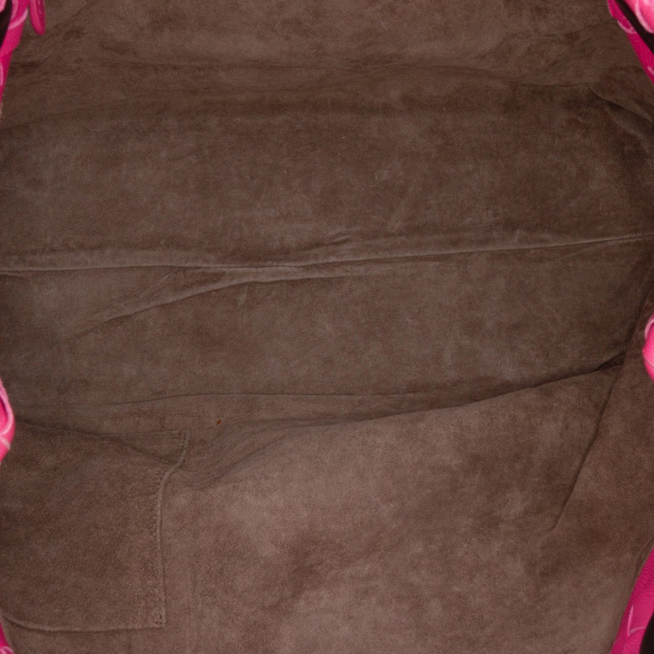 Bottega Veneta Medium Nappa Intrecciato Bella Tote Roze