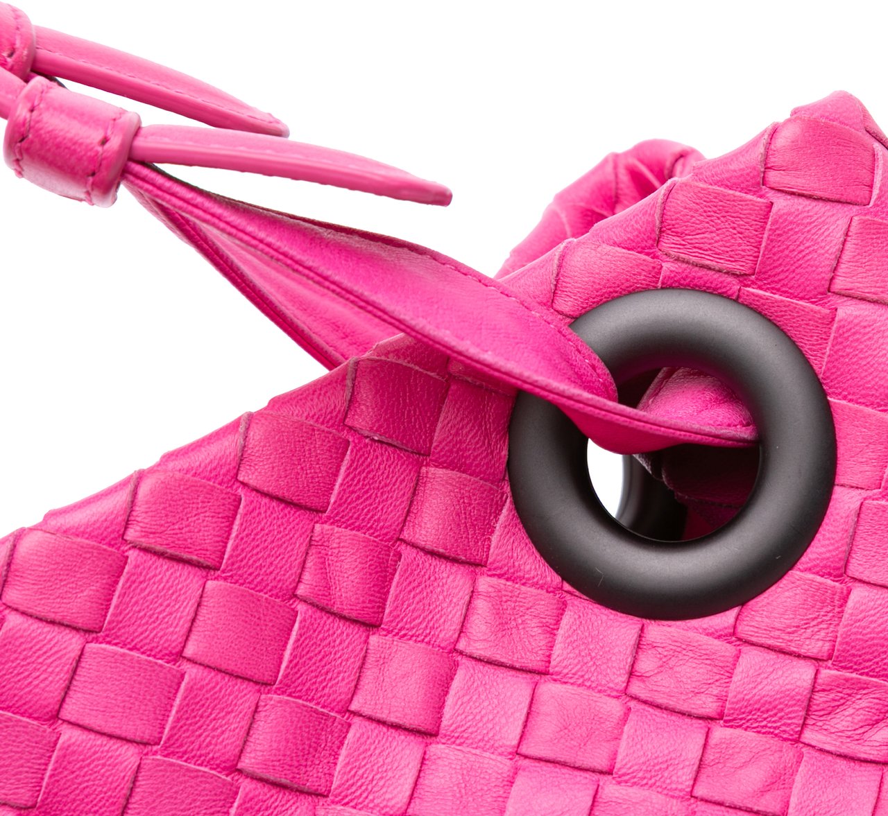 Bottega Veneta Medium Nappa Intrecciato Bella Tote Roze