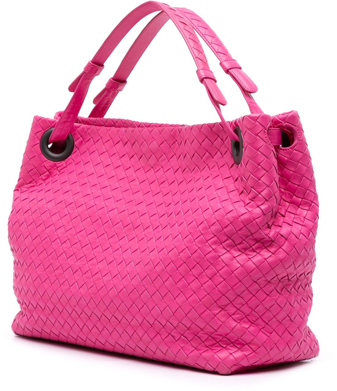 Bottega Veneta Medium Nappa Intrecciato Bella Tote Roze
