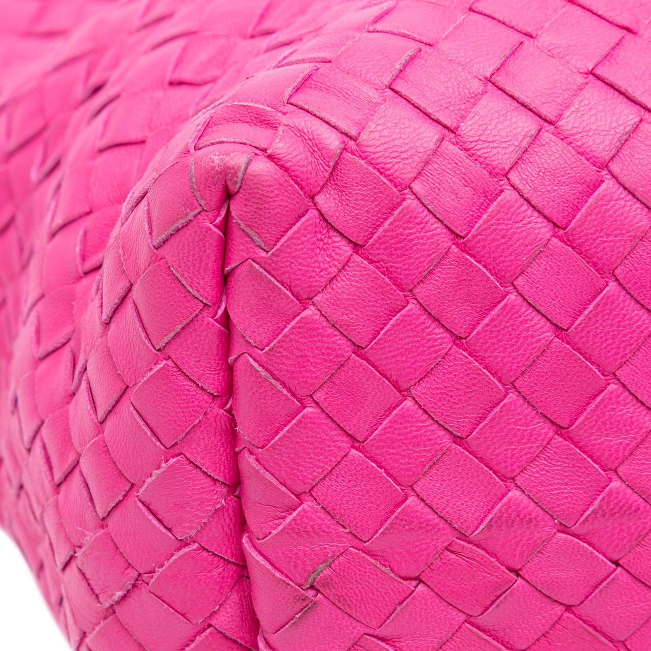 Bottega Veneta Medium Nappa Intrecciato Bella Tote Roze
