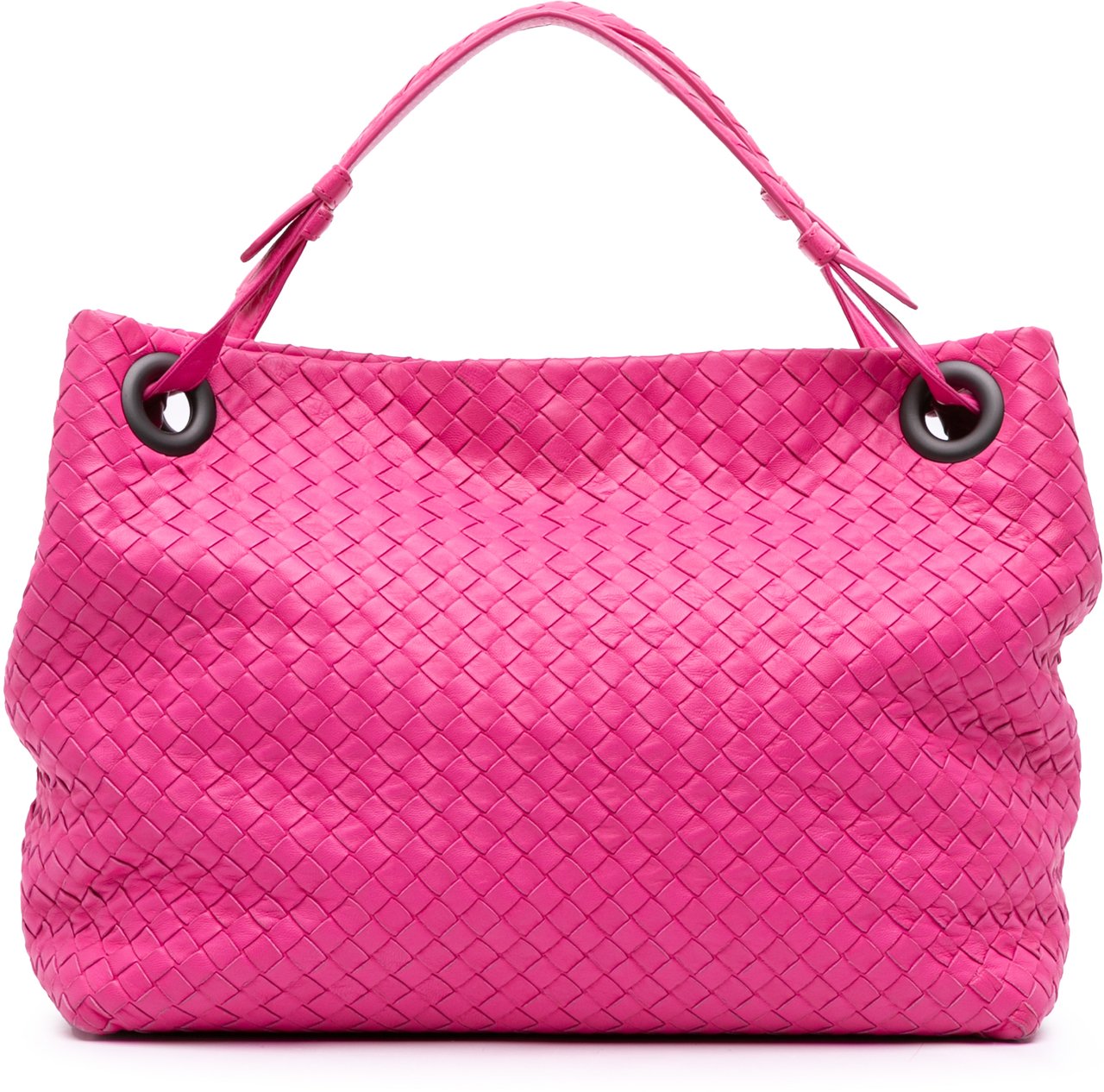 Bottega Veneta Medium Nappa Intrecciato Bella Tote Roze