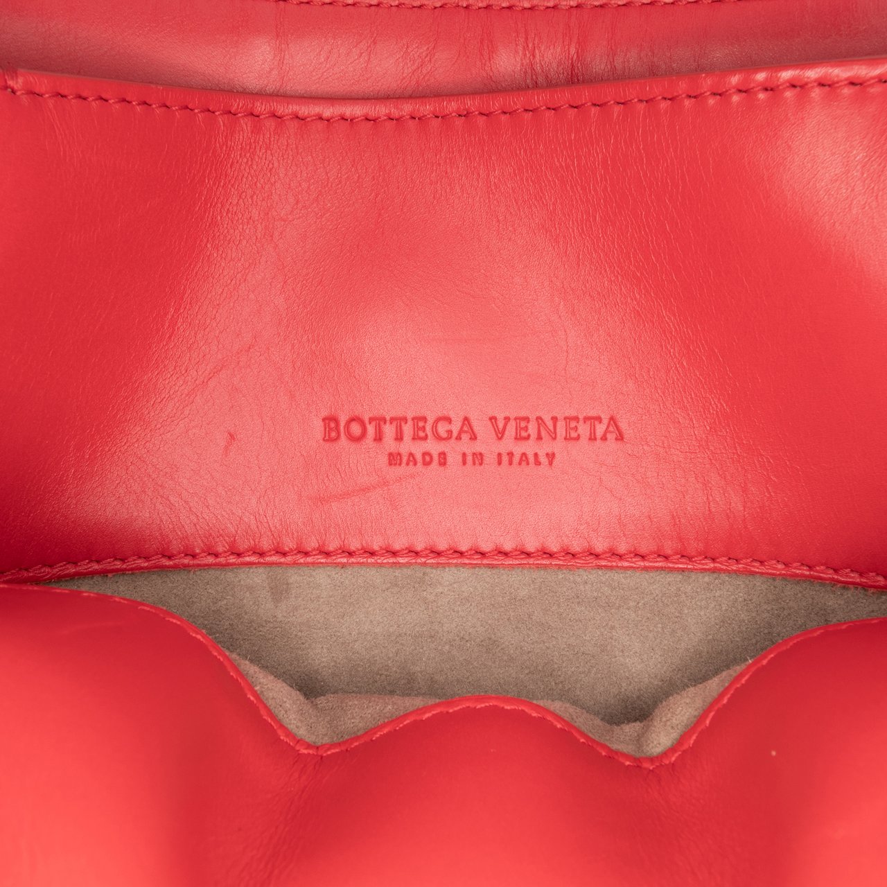 Bottega Veneta Small Nappa Intrecciato Roma Satchel Rood