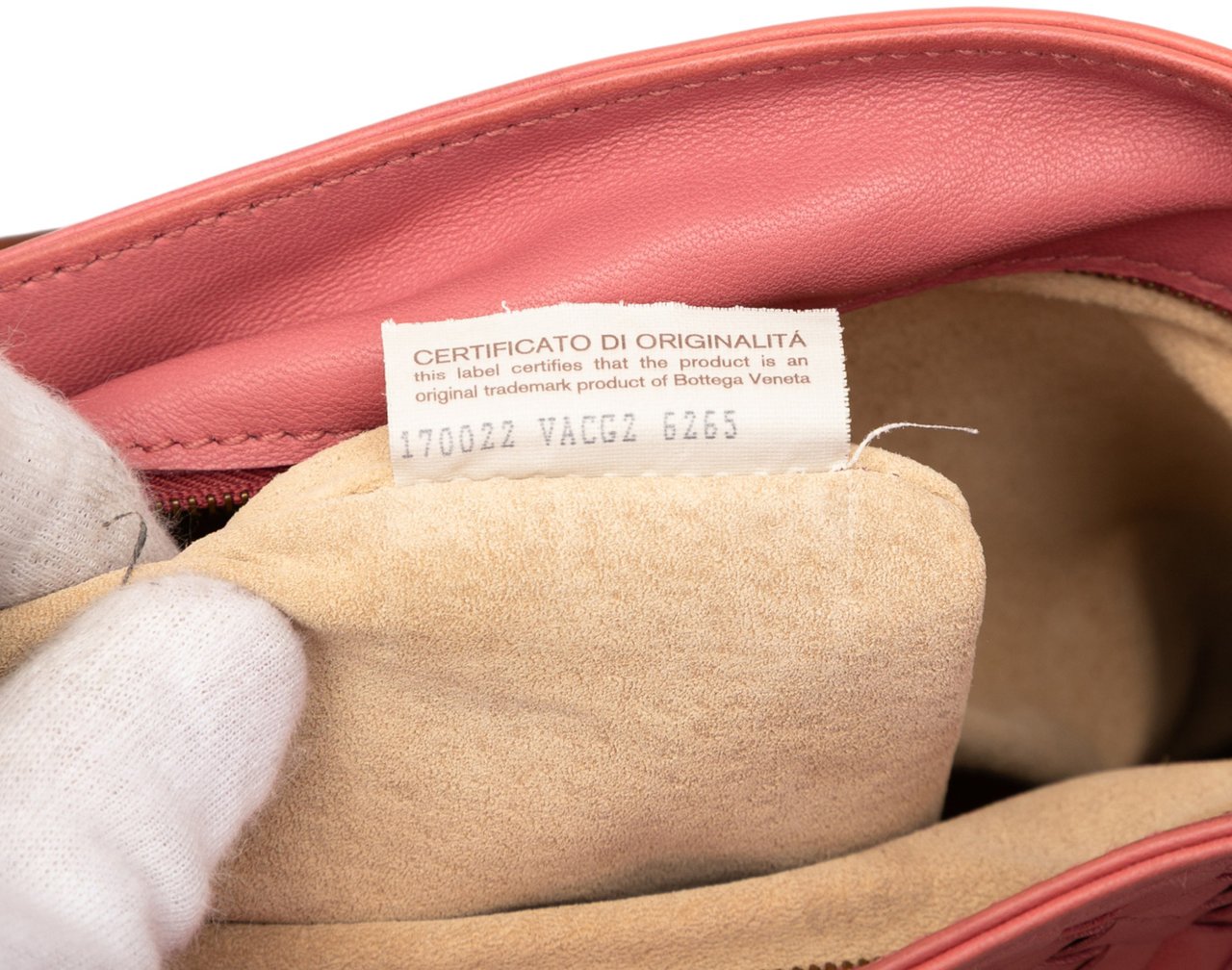 Bottega Veneta Nappa Intrecciato Crossbody Roze