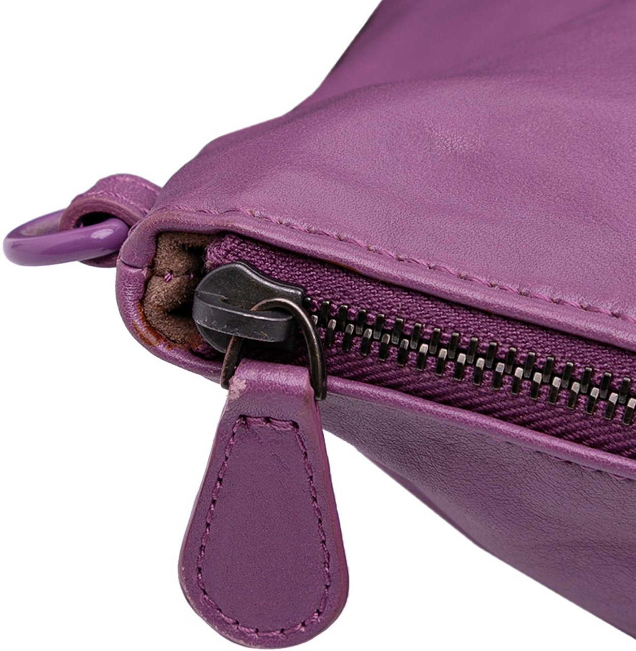 Bottega Veneta Vitello Mosaico Laque Tote Paars