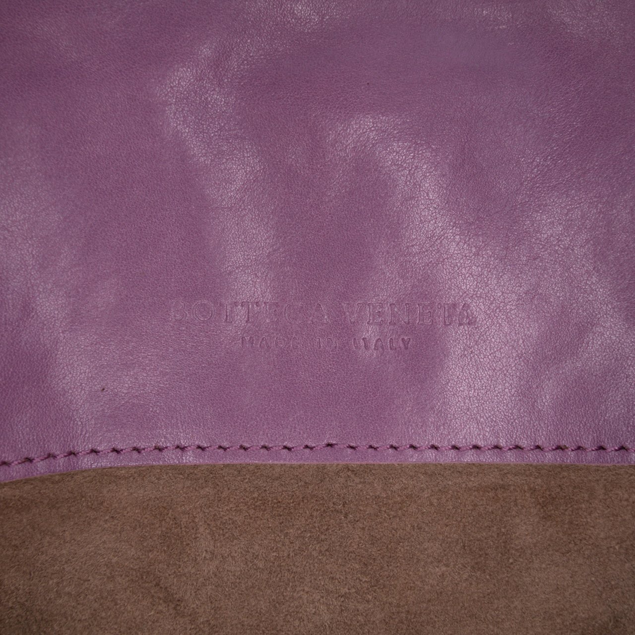 Bottega Veneta Vitello Mosaico Laque Tote Paars
