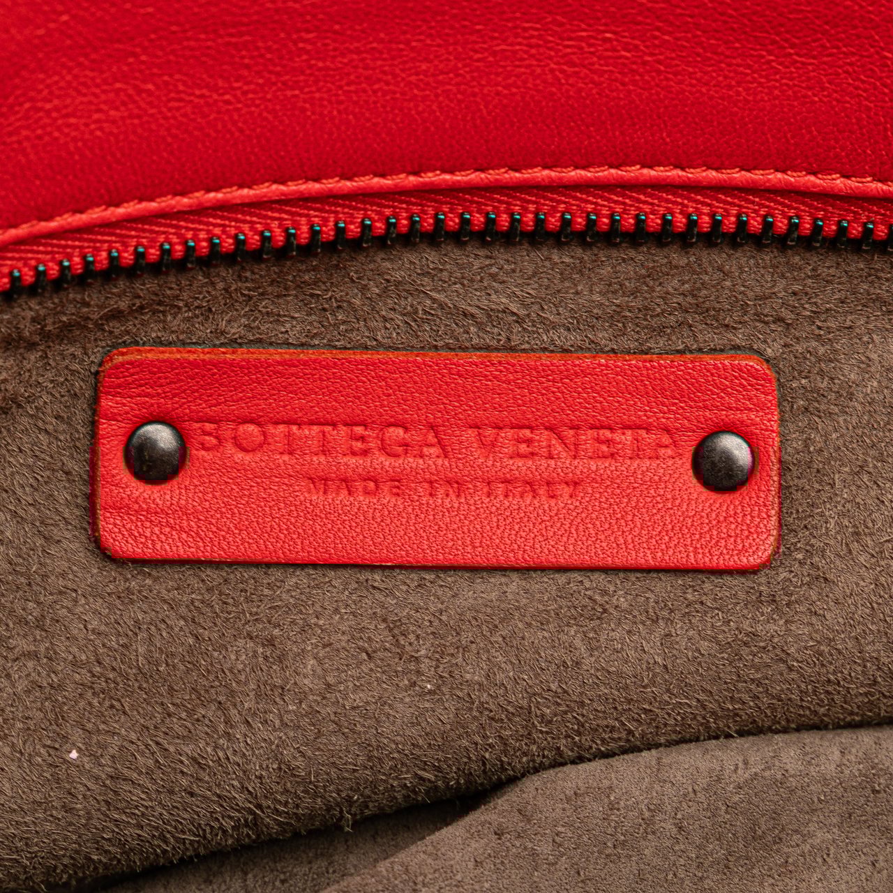 Bottega Veneta Nappa Intrecciato Satchel Rood