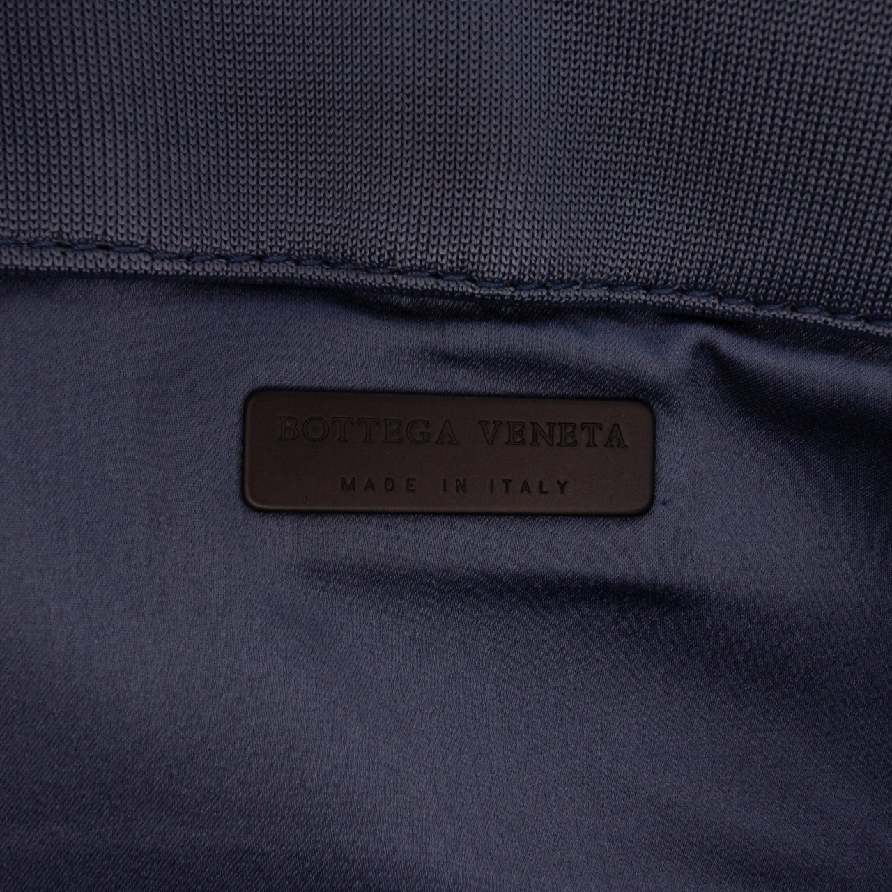 Bottega Veneta Canvas Intrecciato Buckle Flap Handbag Blauw