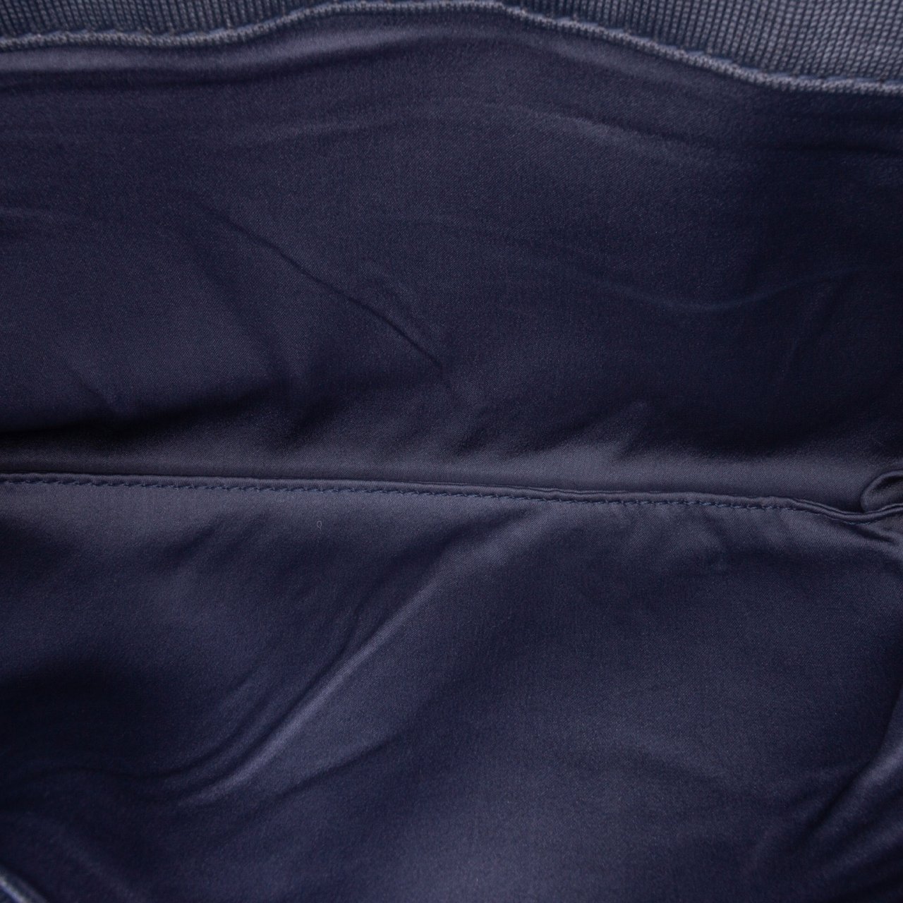 Bottega Veneta Canvas Intrecciato Buckle Flap Handbag Blauw