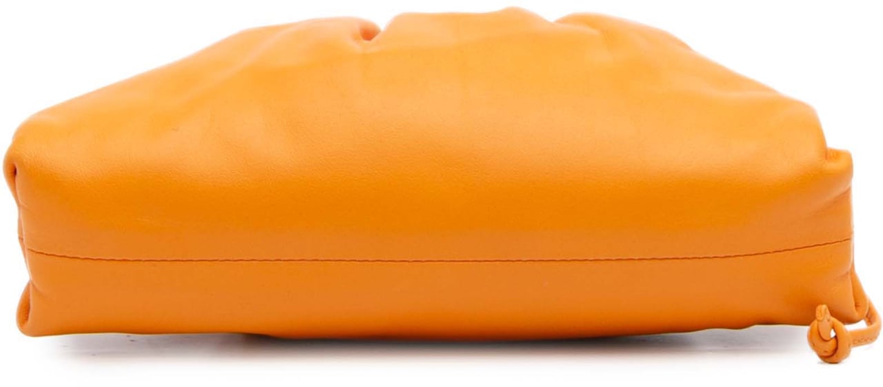Bottega Veneta Lambskin The Mini Pouch Crossbody Oranje