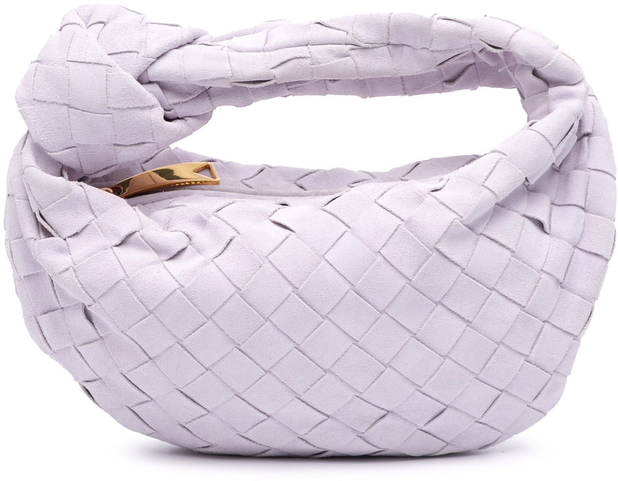 Bottega Veneta Mini Suede Intrecciato Jodie Paars
