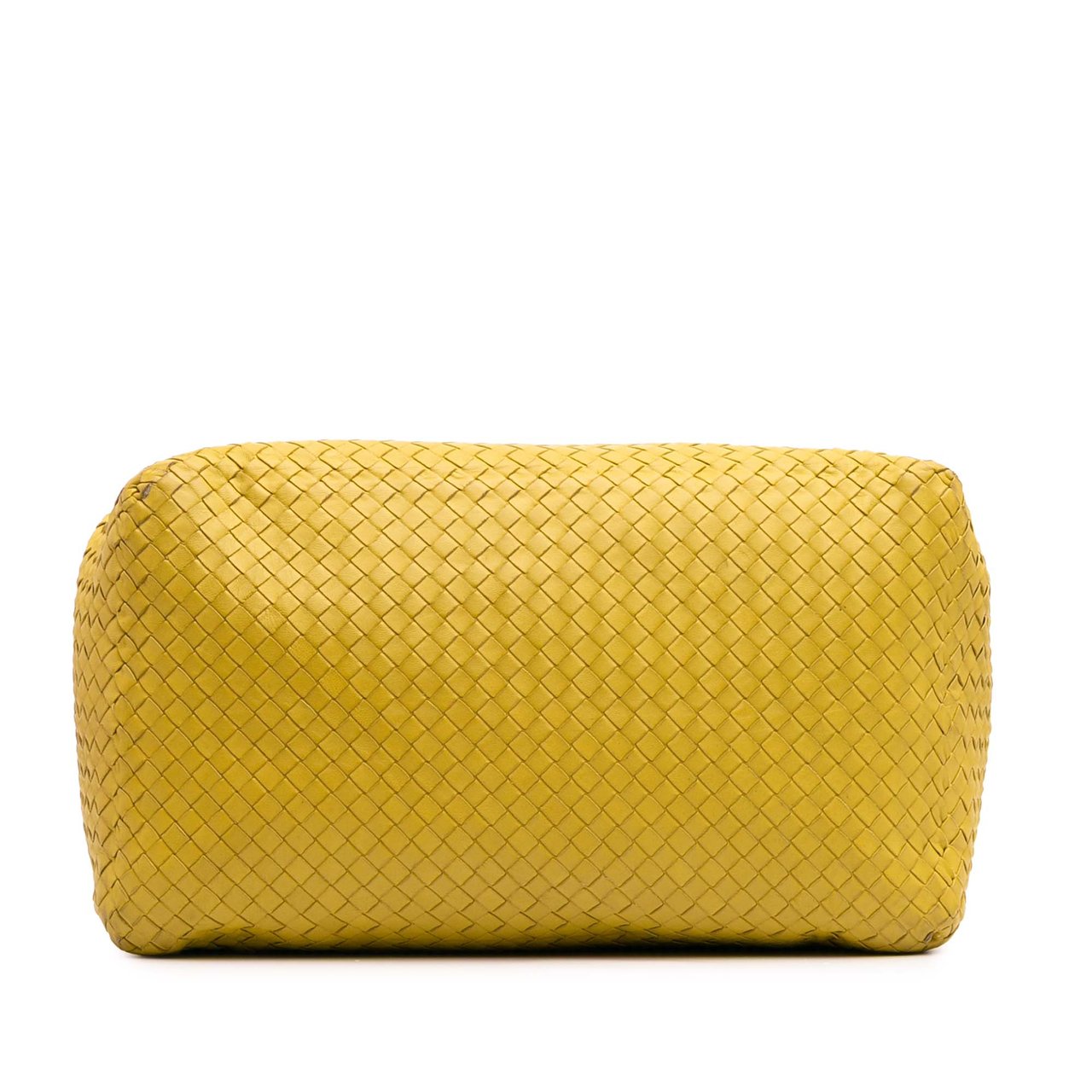 Bottega Veneta Large Nappa Intrecciato Cesta Tote Geel