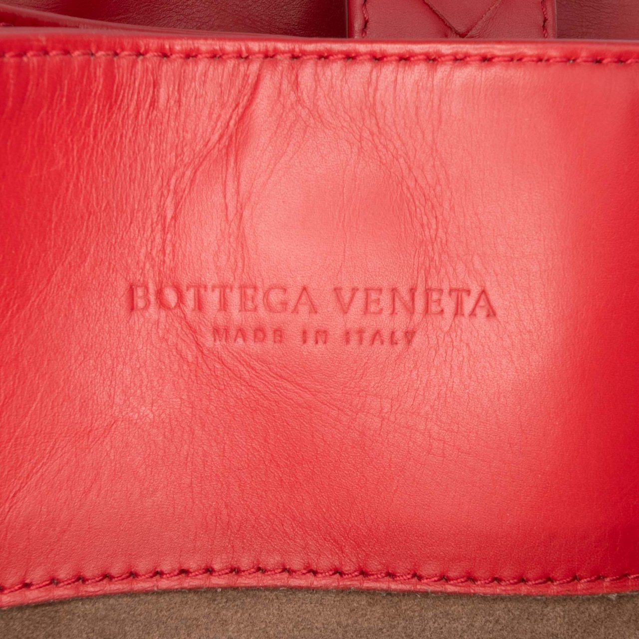 Bottega Veneta Small Nappa Intrecciato Roma Satchel Rood
